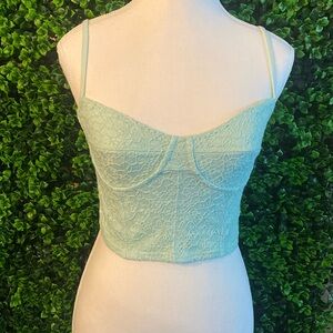 Garage Corset Cropped Tank